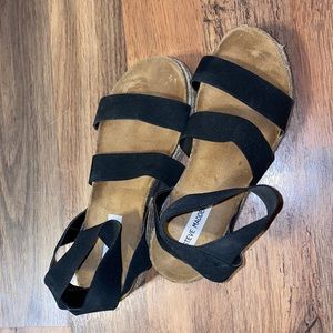 Steve Madden Kimmie Black Sandals
